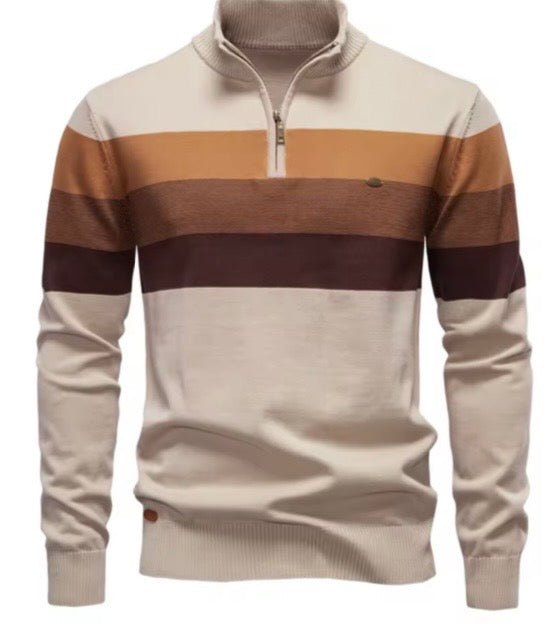 Cozy Mock-Neck Zipper Pullover Jacket