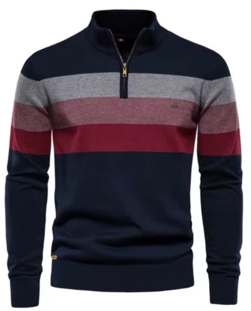 Cozy Mock-Neck Zipper Pullover Jacket