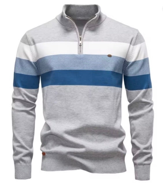 Cozy Mock-Neck Zipper Pullover Jacket